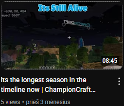 ChampionCraft video uploaded by Simbian Gaming (S1EP36)