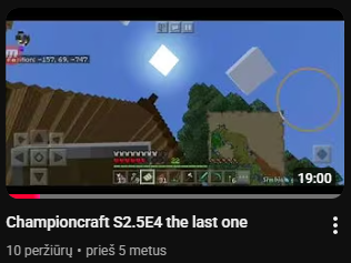 ChampionCraft 2 video uploaded by Simbian Gaming (S2.5EP4)