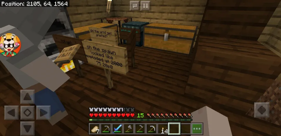 Simbian and Whaly talking about the spawn grief using signs.